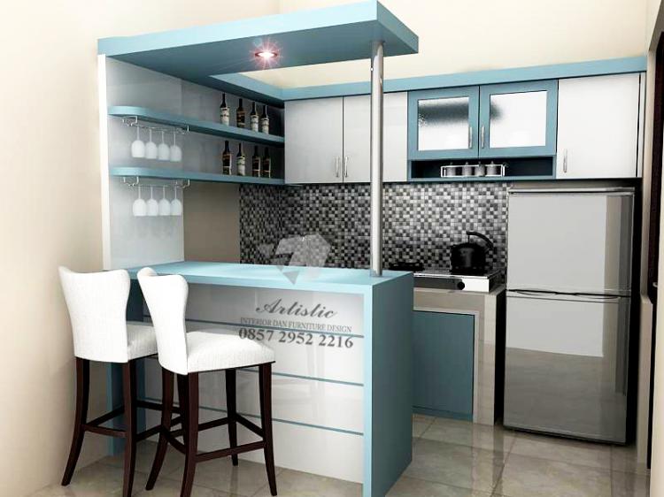 Ide Praktis Desain Kitchen Set Dapur yang Menyatu Dengan Ruang Makan 