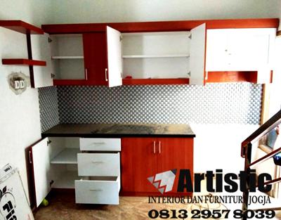 Jasa Pasang  Kitchen Set HPL Jogja  ARTISTIC |  Contoh Ukuran Kitchen Set HPL di Kabupaten Sleman Daerah Istimewa Yogyakarta |  Interior Jogja