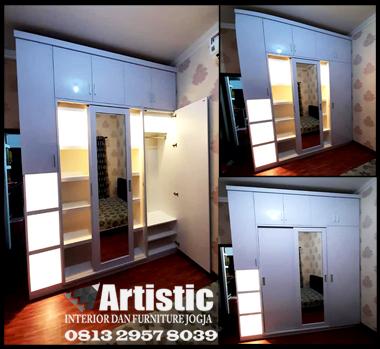 Jasa Pembuatan Almari  Wardrobe Murah Jogja  ARTISTIC |  Toko Interior Furniture Lemari Kamar Set  di Daerah Istimewa Yogyakarta 